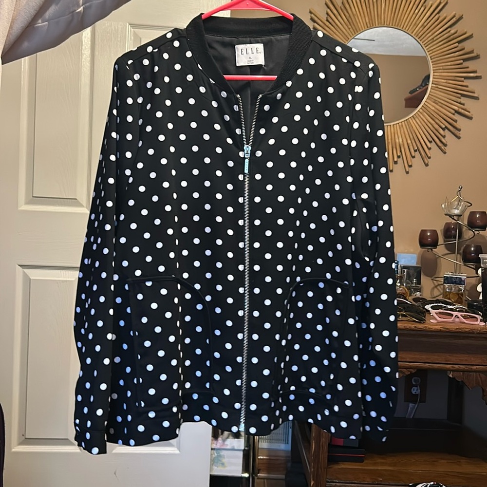 Elle zip cup dress jacket with pockets